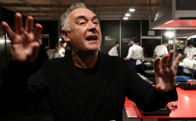 Ferran Adrià en Madrid Fusión. 