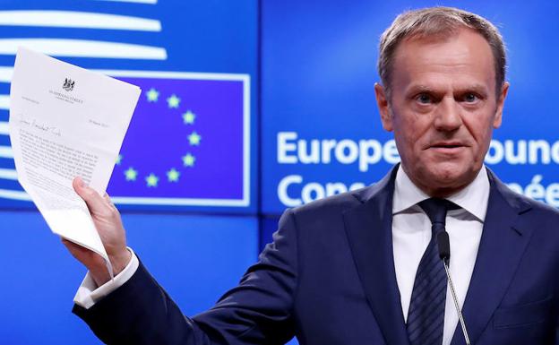 Donald Tusk, presidente del Consejo de la UE. 