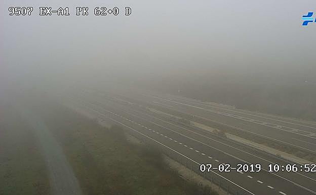 Cámara de la DGT situada en la EX-A! a la altura de Galisteo