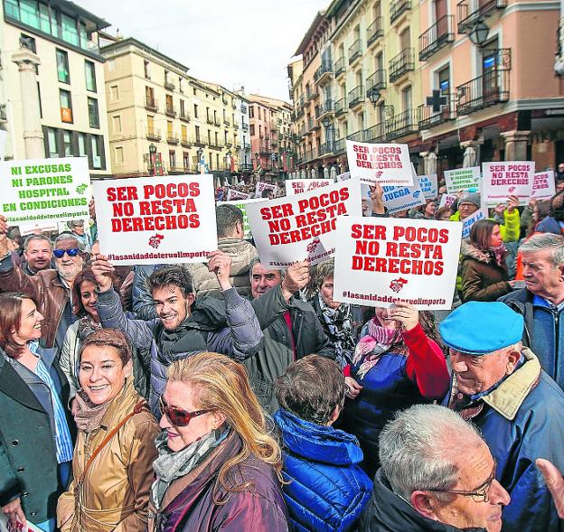 Teruel se agitó el pasado fin de semana con la manifestación mayor de su historia. Pedían médicos. 