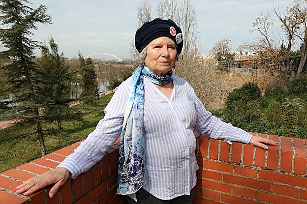 María José Gallego, fotografiada la semana pasada en Mérida. :: brígido