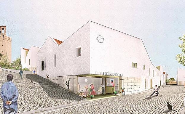 Recreación de cómo será el exterior de los residenciales del Campillo.