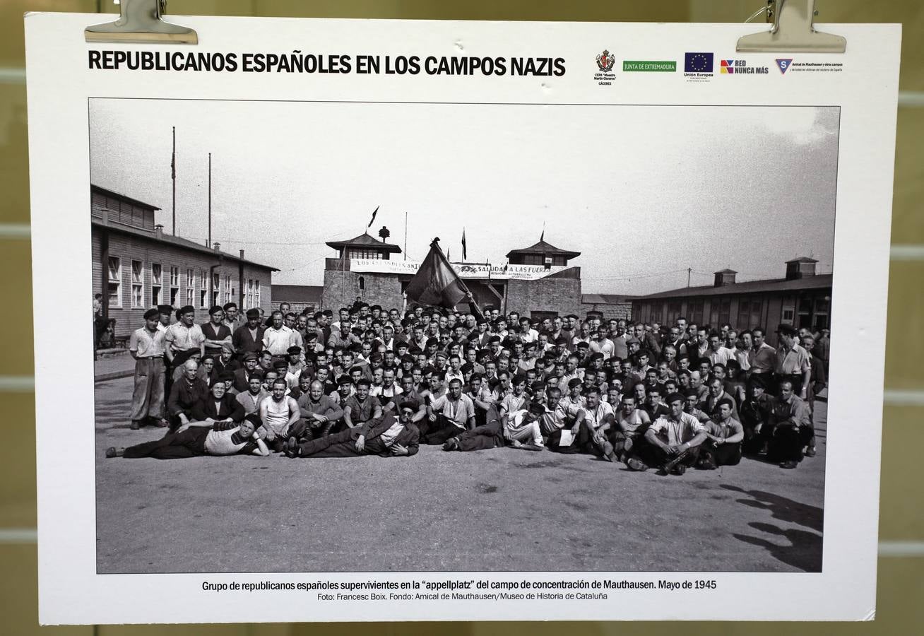La UNED Mérida acoge la exposición: «Republicanos españoles en los campos nazis», del 19 de marzo al 5 de abril, en horario de 9.30 a 13.30 horas y de 16.30 a 21.00 horas, de lunes a jueves. Viernes de 9:30 a 14:00 h. La exposición será inaugurada con la conferencia y posterior mesa redonda «Notas sobre la deportación española y extremeña a los campos de concentración nazis» que correrá a cargo de José Hinojosa Durán, historiador y delegado en Extremadura de Amical de Mauthausen, y tendrá lugar el martes, 19 de marzo, a las 19.30 horas, en la Sala en la sala de Exposiciones del Centro