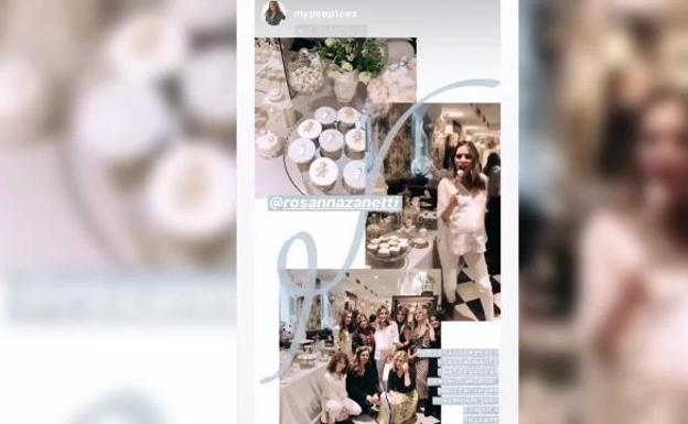 Así ha sido el 'baby shower' que le han preparado a Rosanna Zanneti