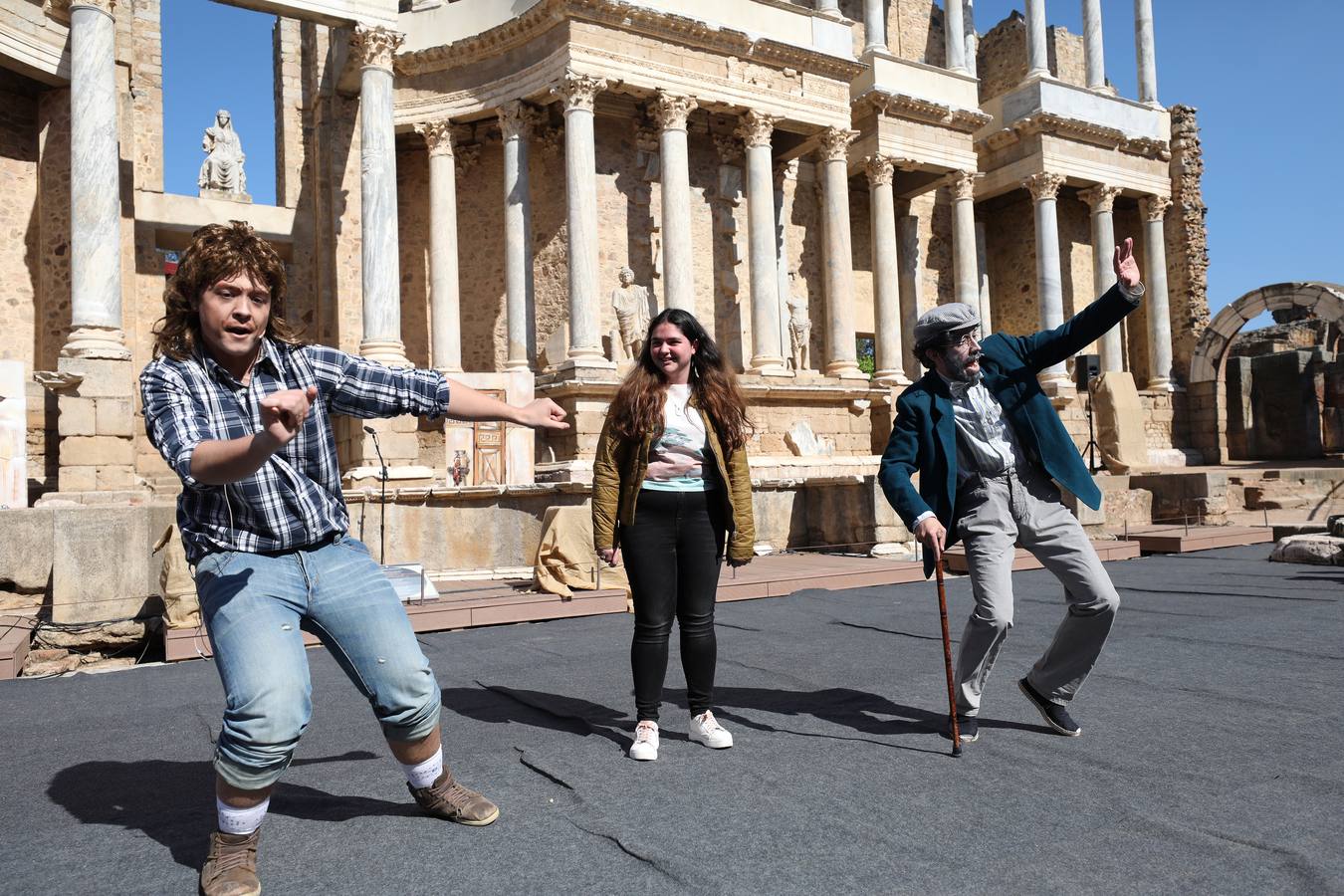 Tercera jornada del Festival de Teatro Grecolatino de Mérida, en el que se ha estrenado la obra clásica 'Cásina' de Plauto.