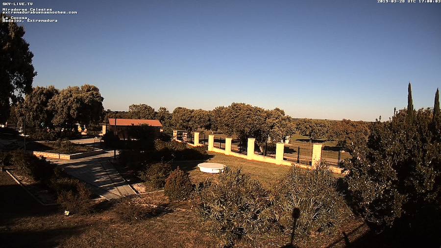 Mirador celeste en la finca La Cocoisa de la Diputación Provincial en Badajoz.