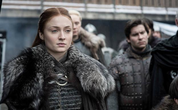 Sophie Turner es Sansa Stark en 'Juego de tronos'.