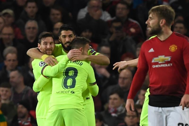 Fotos: Las mejores imágenes del United-Barcelona