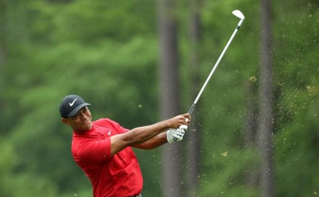 Tiger Woods, durante la ronda final del Masters de Augusta.