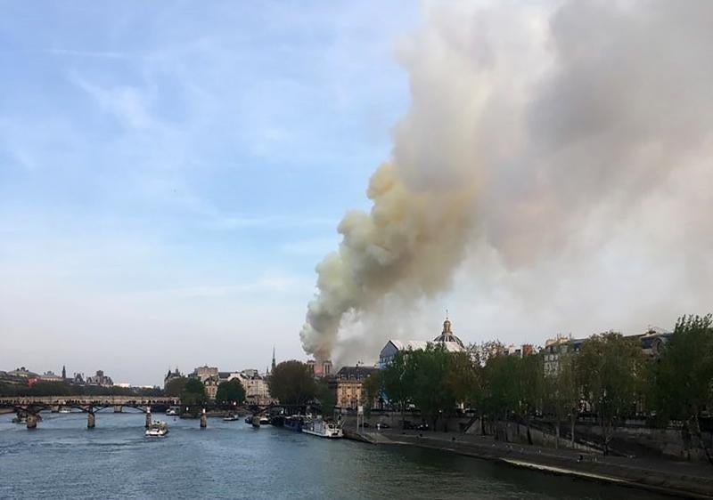 Fotos: El incendio de la catedral de Notre Dame, en imágenes