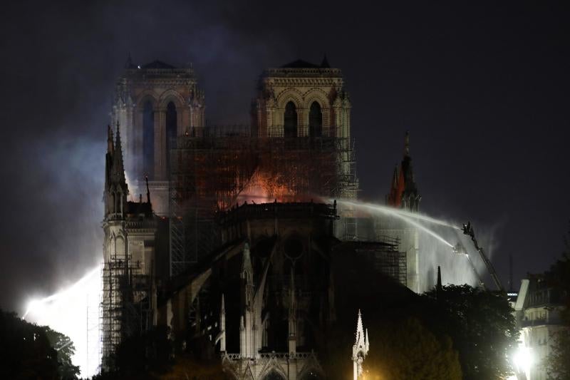 Fotos: El incendio de la catedral de Notre Dame, en imágenes