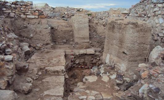 Trabajos arqueológicos que se han desarrollado en el interior del castillo de Alarcos.