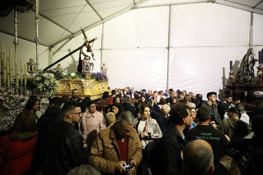 La procesión del Encuentro tampoco pudo salir.