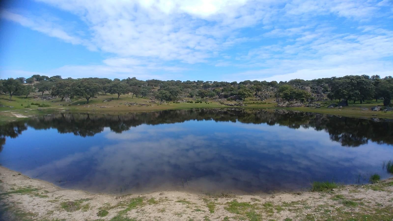 El entorno de la localidad pacenses de La Roca de la Sierra se puede encontrar espectaculares canchales y la Dehesa Boyal, que alberga la Pradera de San Isidro.