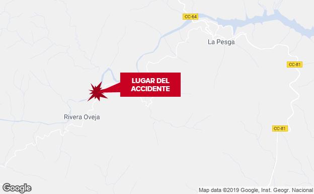 Un motociclista resulta herido en una salida de vía en Ribera Oveja