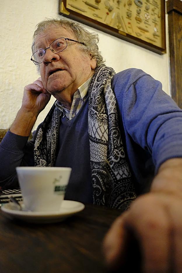 El autor irlandés, durante la entrevista. :: JOSÉ RAMÓN LADRA