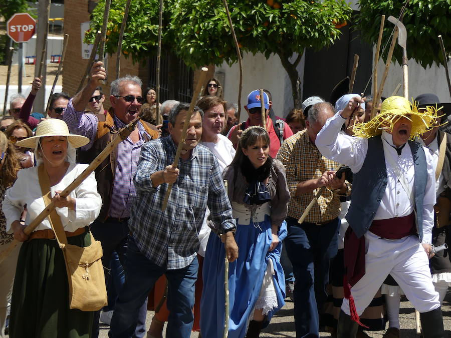 Un año más la localidad pacense recrea la batalla de mayo de 1811, declarada Fiesta de Interés Turístico Regional