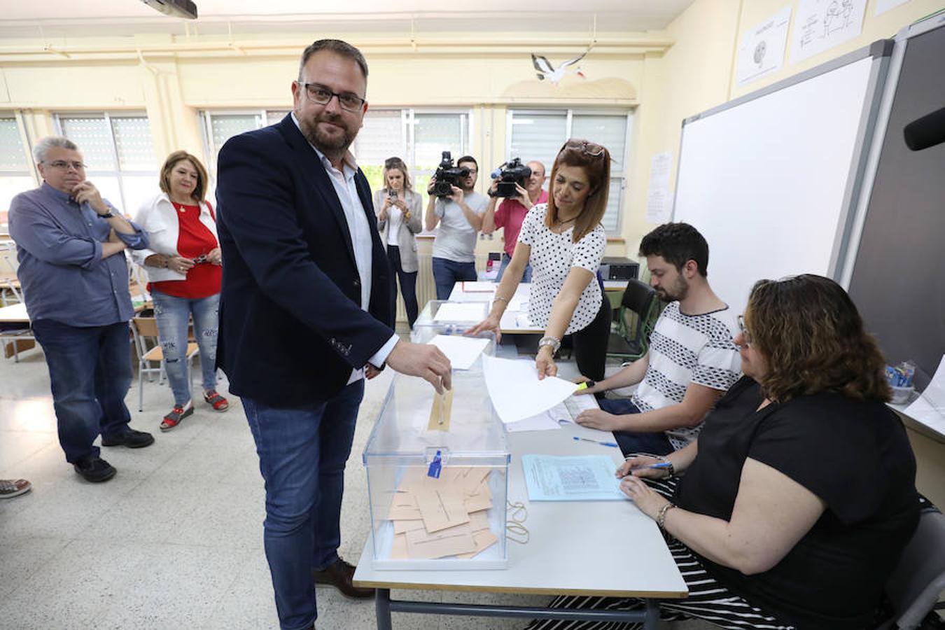 El candidato del PSOE a la alcaldía de Mérida, Antonio Rodríguez Osuna.