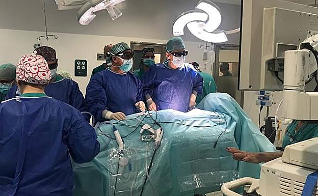 Una operación realizada en el Hospital Universitario de Badajoz. 