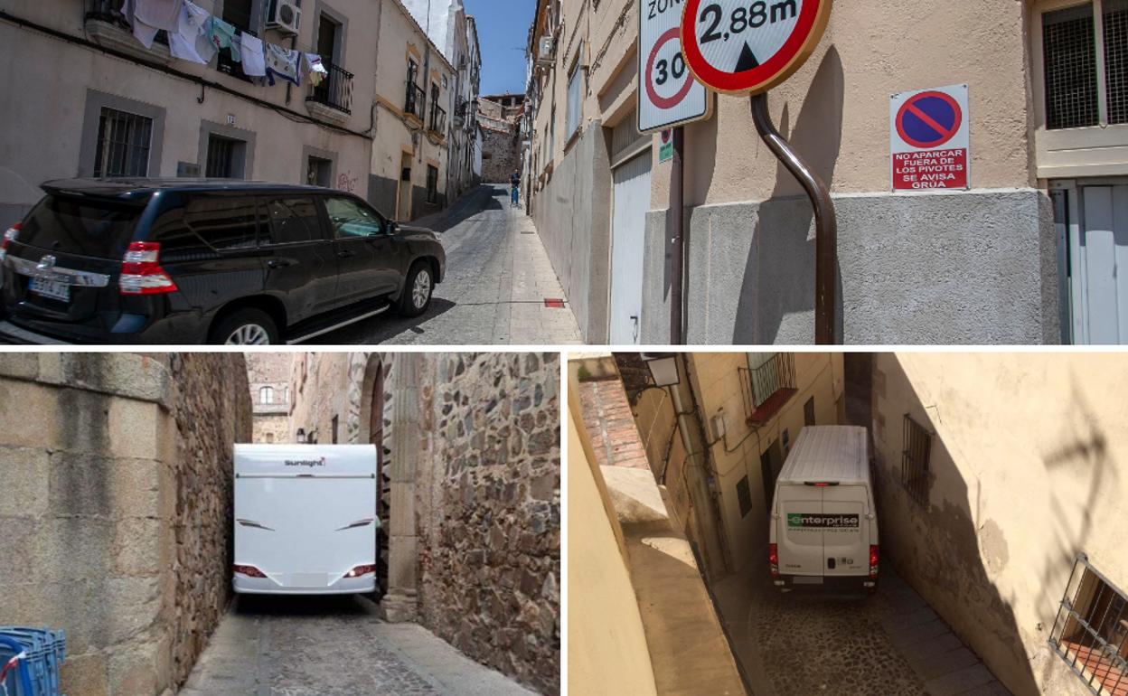 Atascados en la Ciudad Monumental de Cáceres