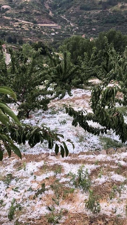 Fotos: Granizada en Tornavacas