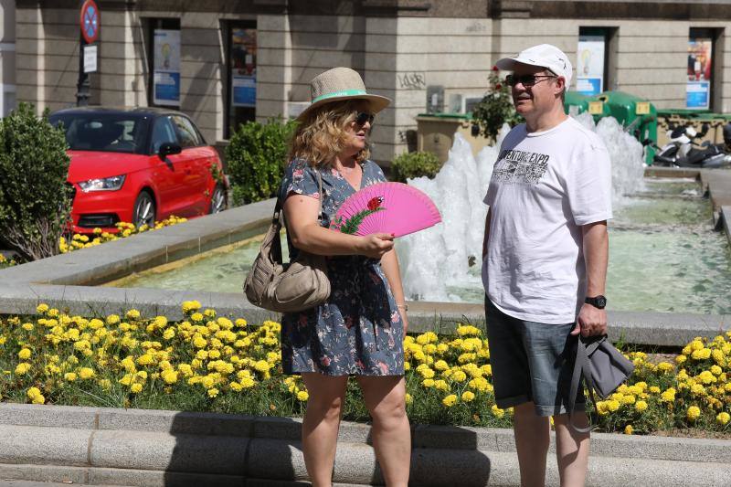 Fotos: El verano deja máximas que rozan los 42 grados