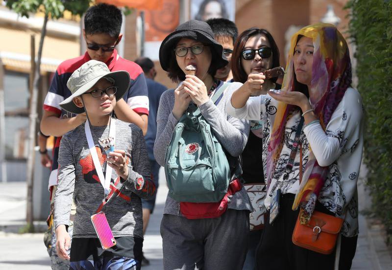 Fotos: El verano deja máximas que rozan los 42 grados