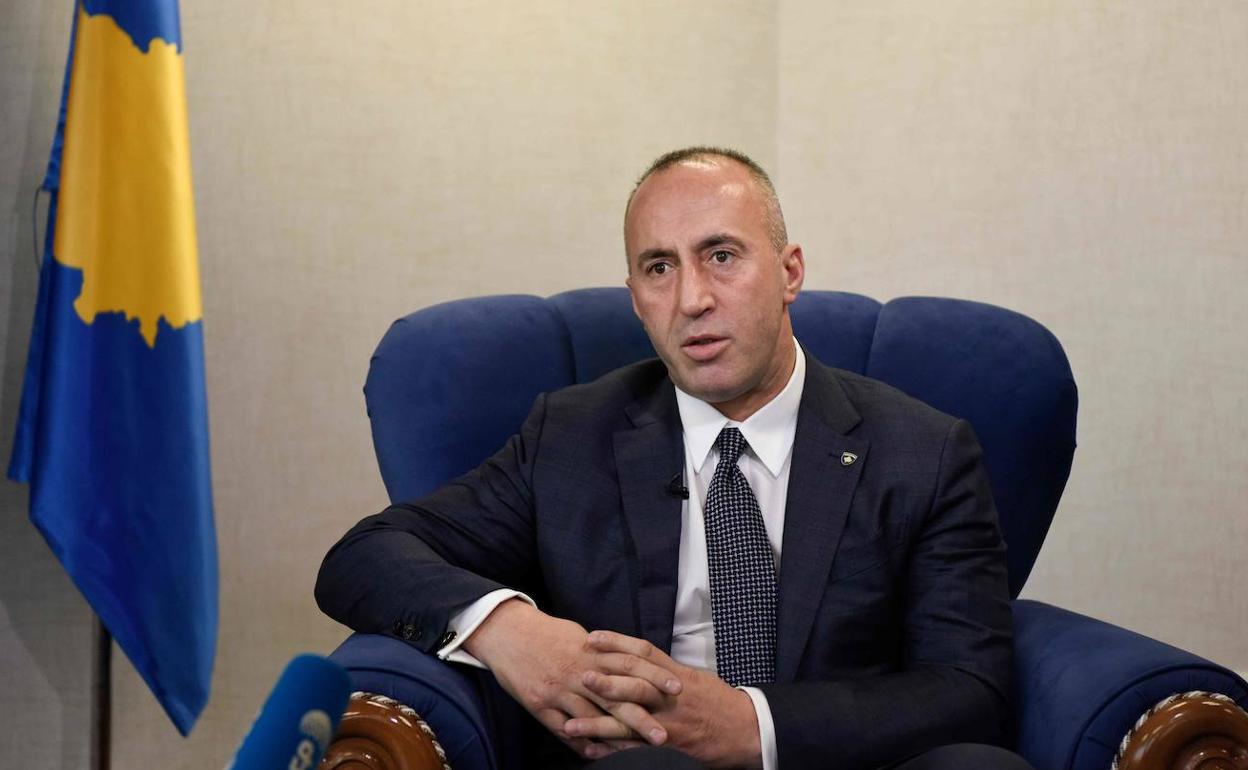 El ahora ex primer ministro de Kosovo, Ramush Haradinaj, en una imagen de archivo.