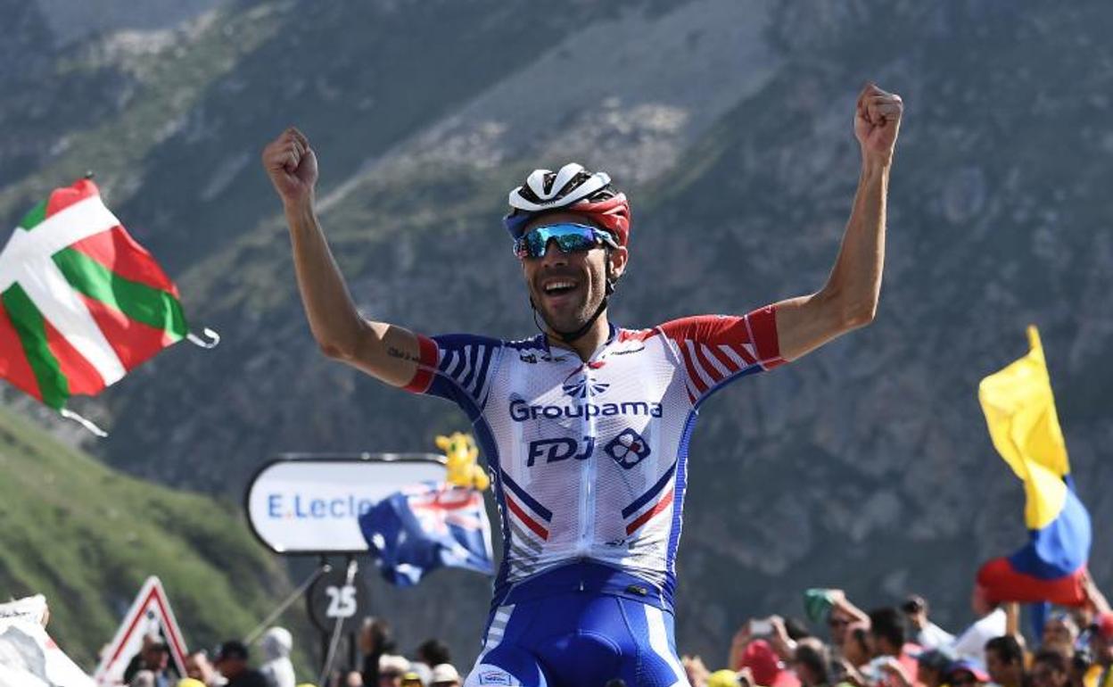 Thibaut Pinot, vencedor en el Tourmalet.