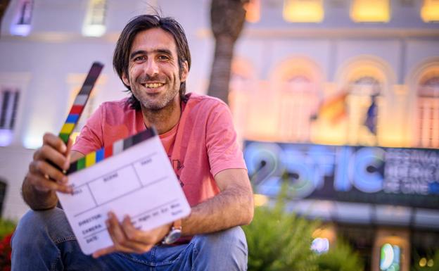 Pedro Díaz en el Festival Ibérico de Cine.