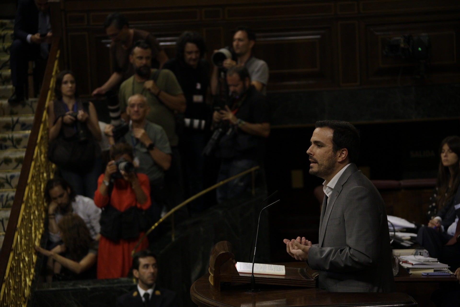 Intervención de Alberto Garzón.