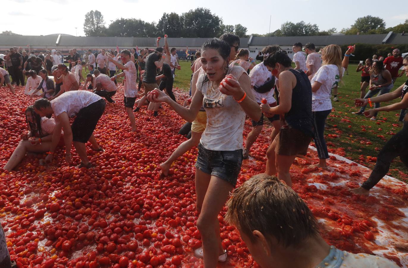 Fotos: Tomatina en San Petersburgo