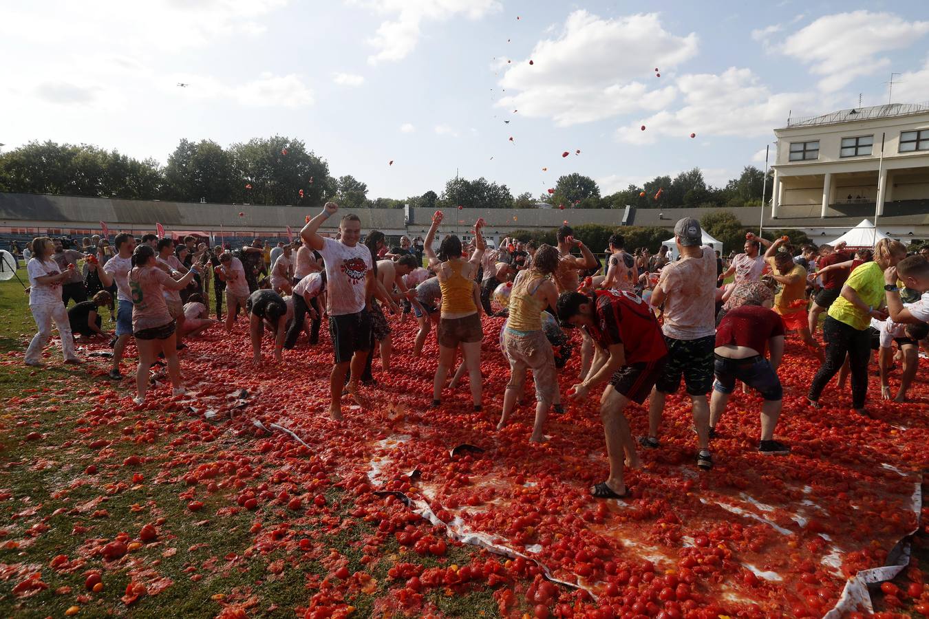 Fotos: Tomatina en San Petersburgo