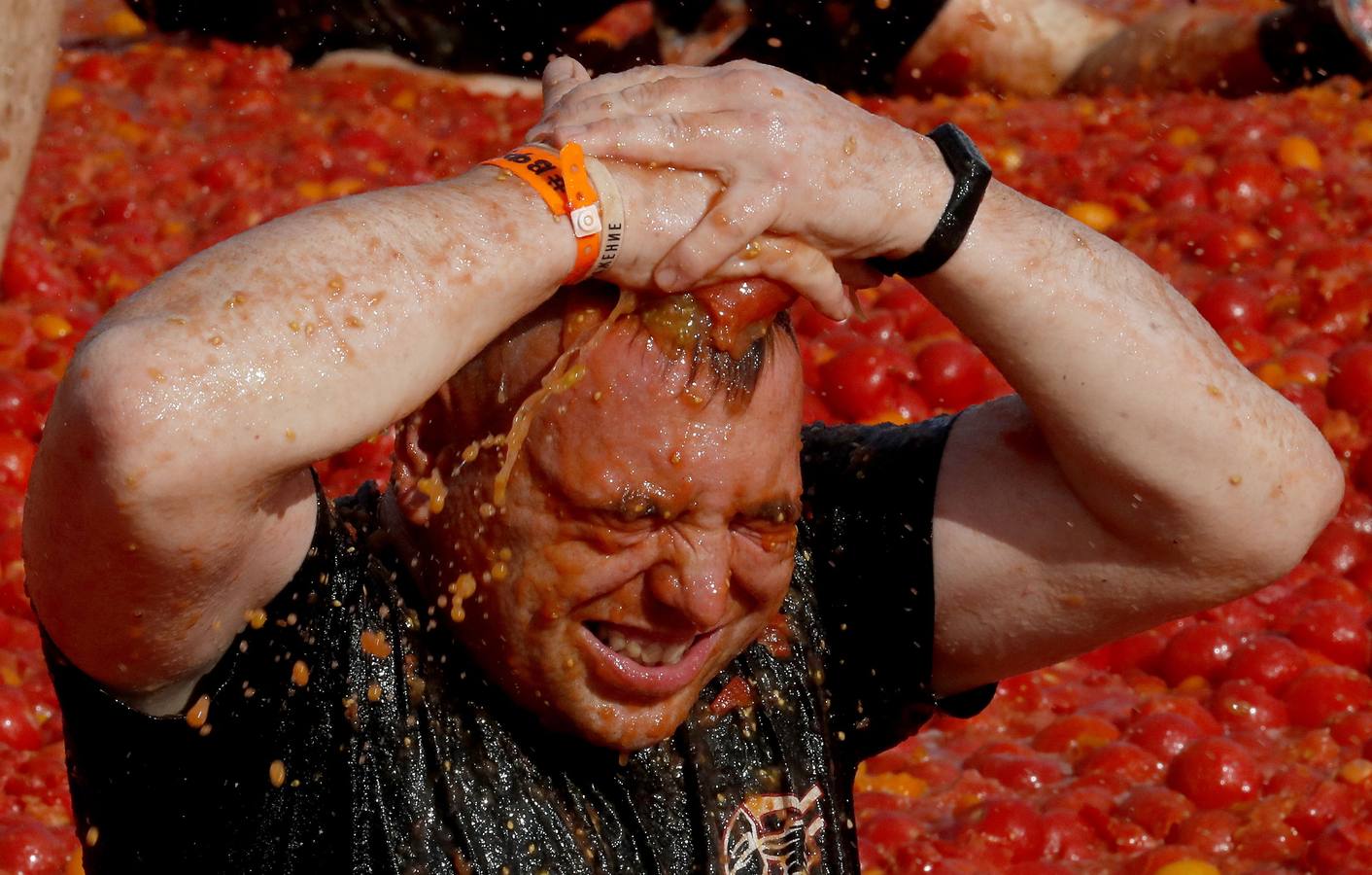 Fotos: Tomatina en San Petersburgo