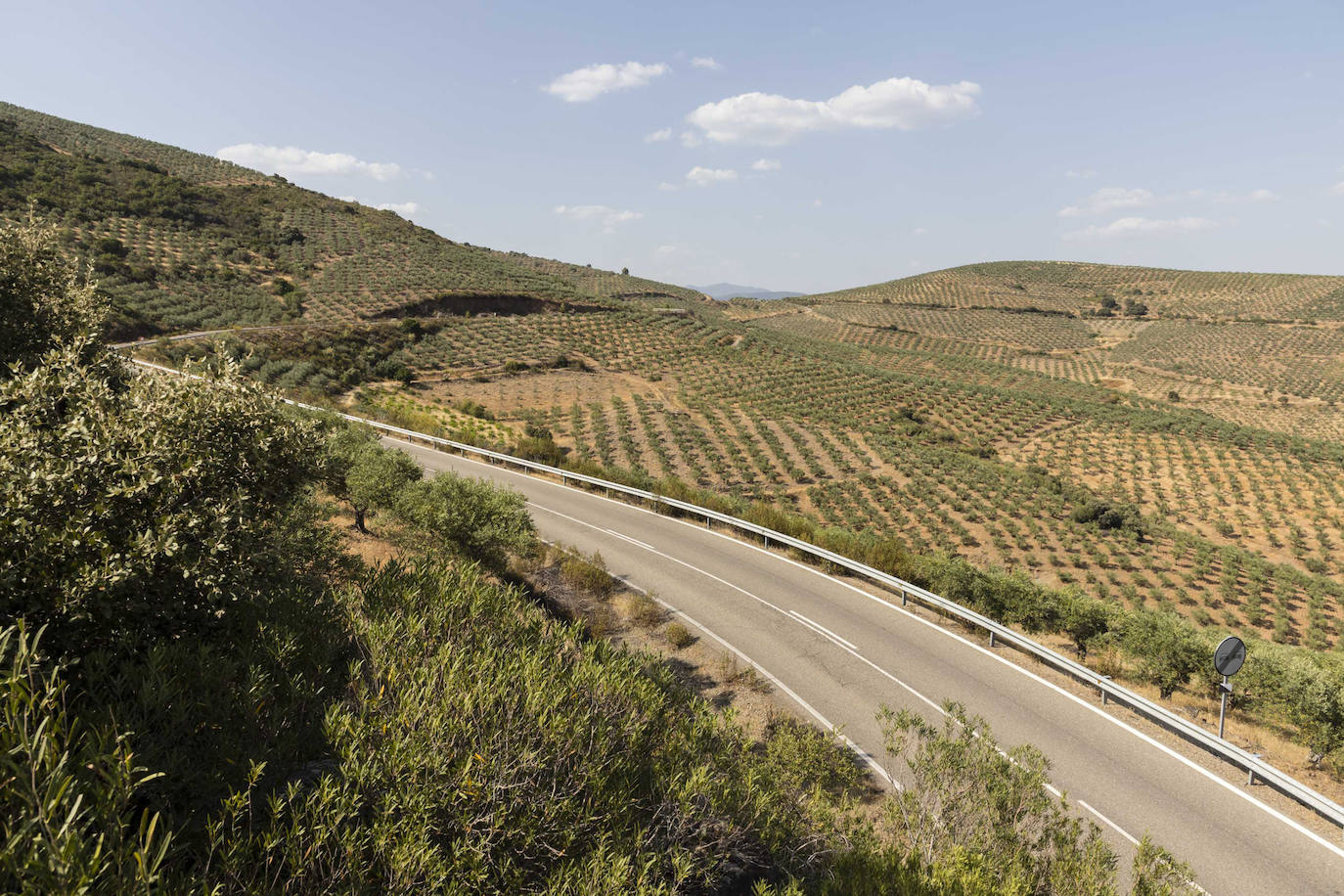 CC-64 vía La Pesga, Embalse Gabriel y Galán