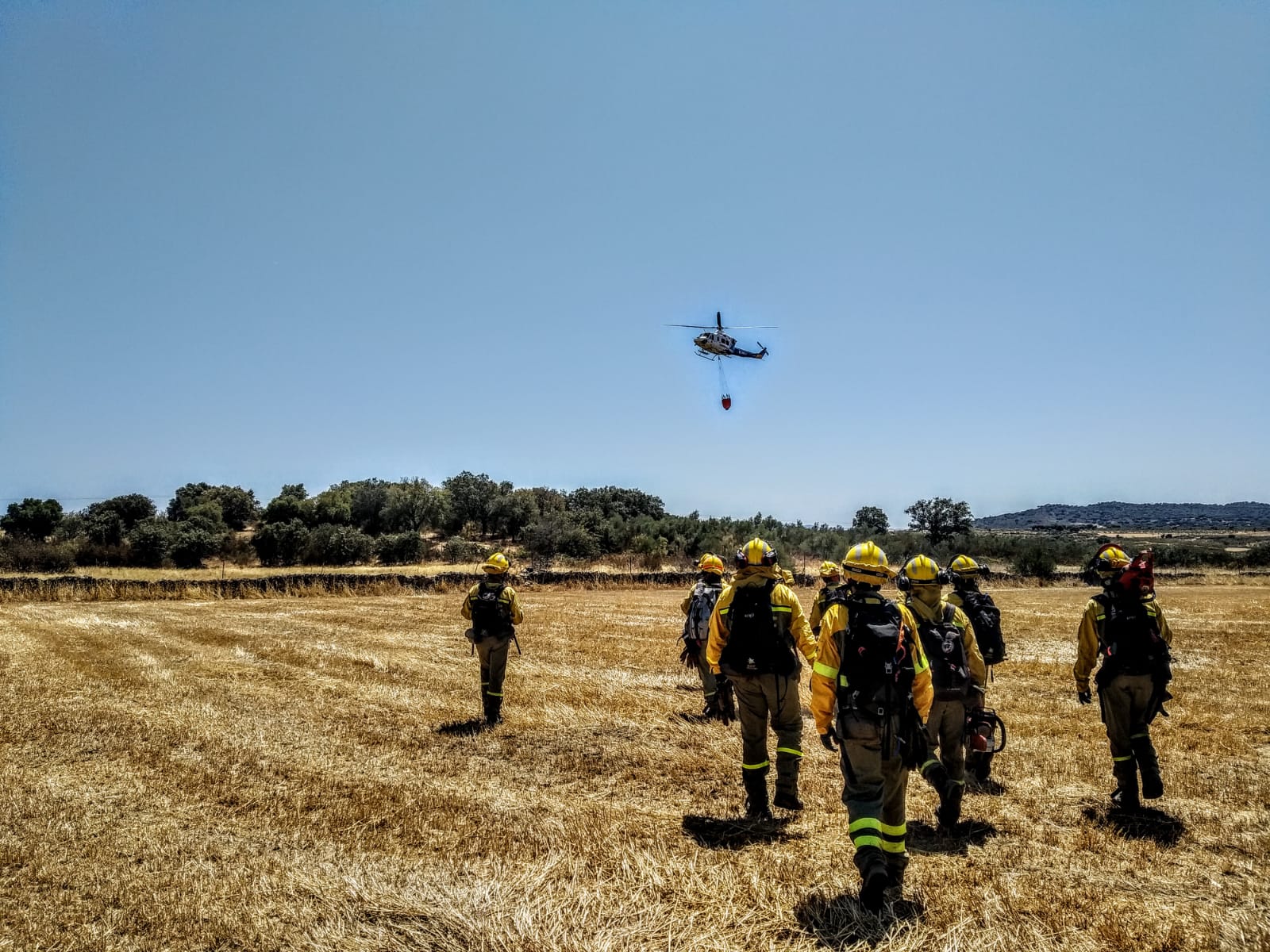 Fotos: Imágenes del incendio registrado en la localidad cacereña de Calzadilla