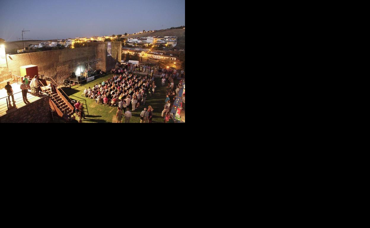 Concierto de jazz en el baluarte de los Pozos de Cáceres