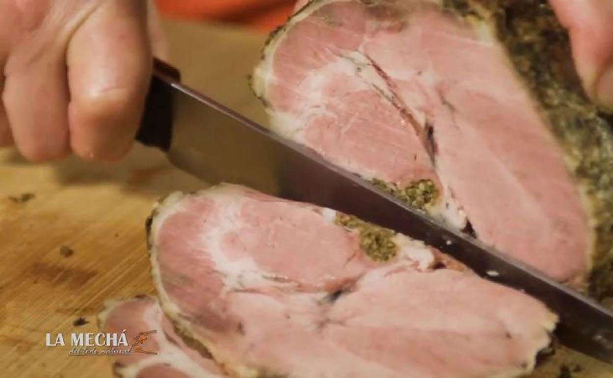 Carne mechada envasada de la marca 'La mechá', una de cuyas partidas ha provocado un brote de listeriosis