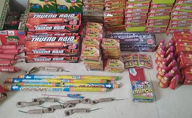 Artículos pirotécnicos.