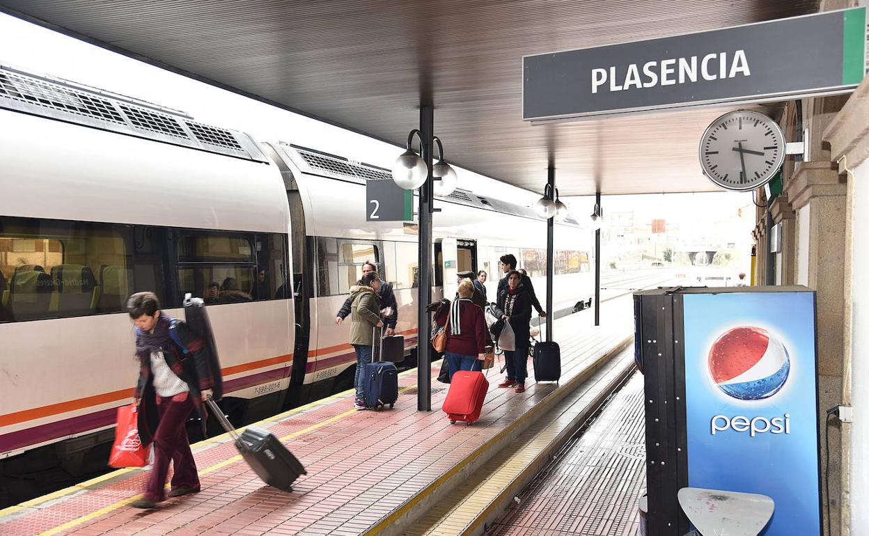 Estación de Plasencia.: