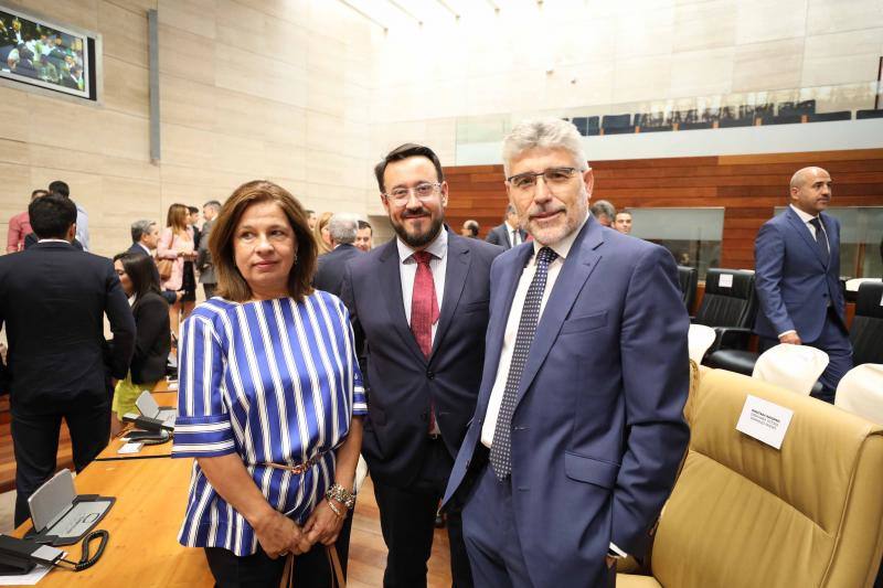 El presidente de la Junta incide en la mejora de las comunicaciones en el acto institucional del Día de Extremadura. 