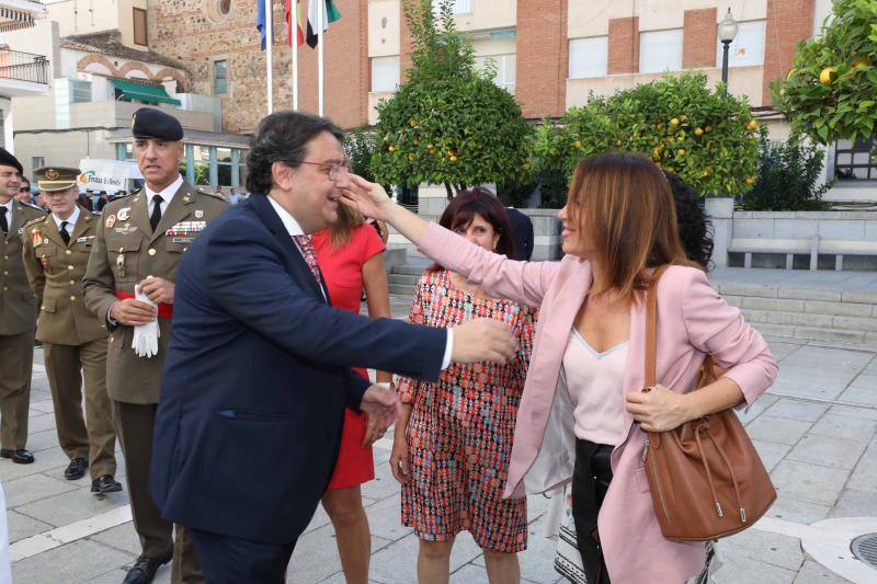 El presidente de la Junta incide en la mejora de las comunicaciones en el acto institucional del Día de Extremadura. 