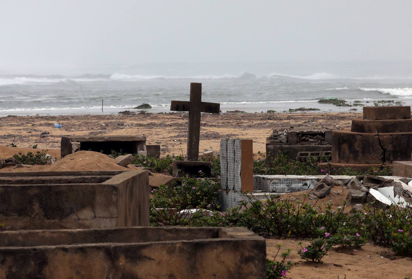 Fotos: La aldea de Lahou Kpanda devastada por el mar