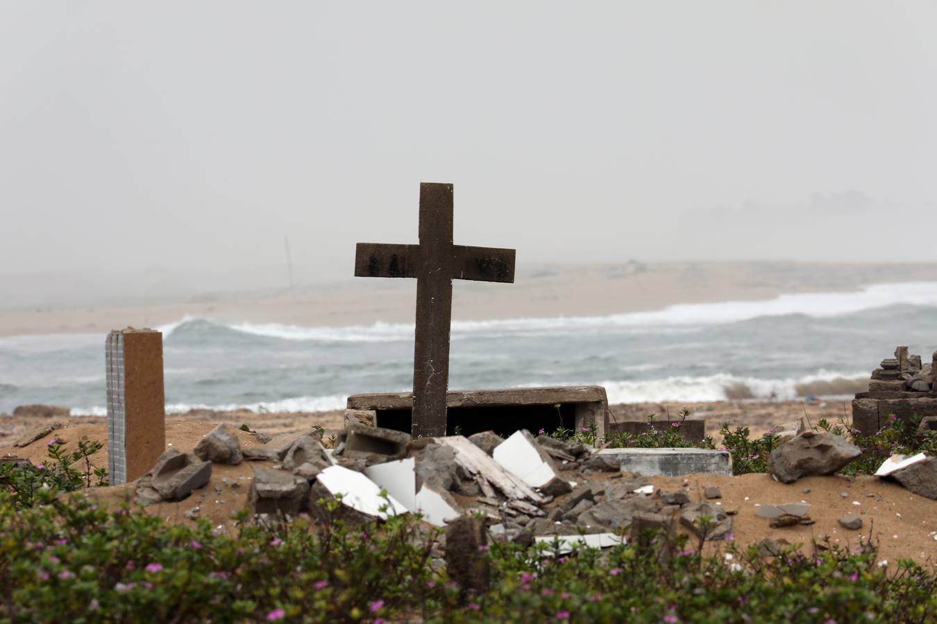Fotos: La aldea de Lahou Kpanda devastada por el mar