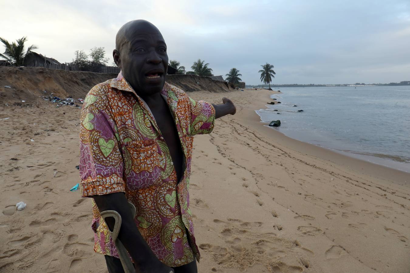 Fotos: La aldea de Lahou Kpanda devastada por el mar