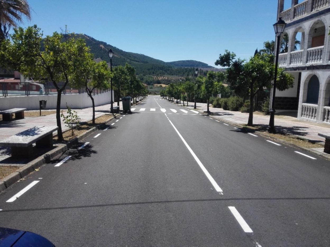 Aspecto actual de la avenida de los Naranjos. :: HOY