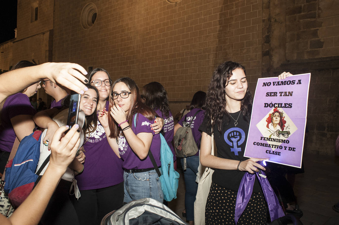 Manifestación celebrada en Badajoz.