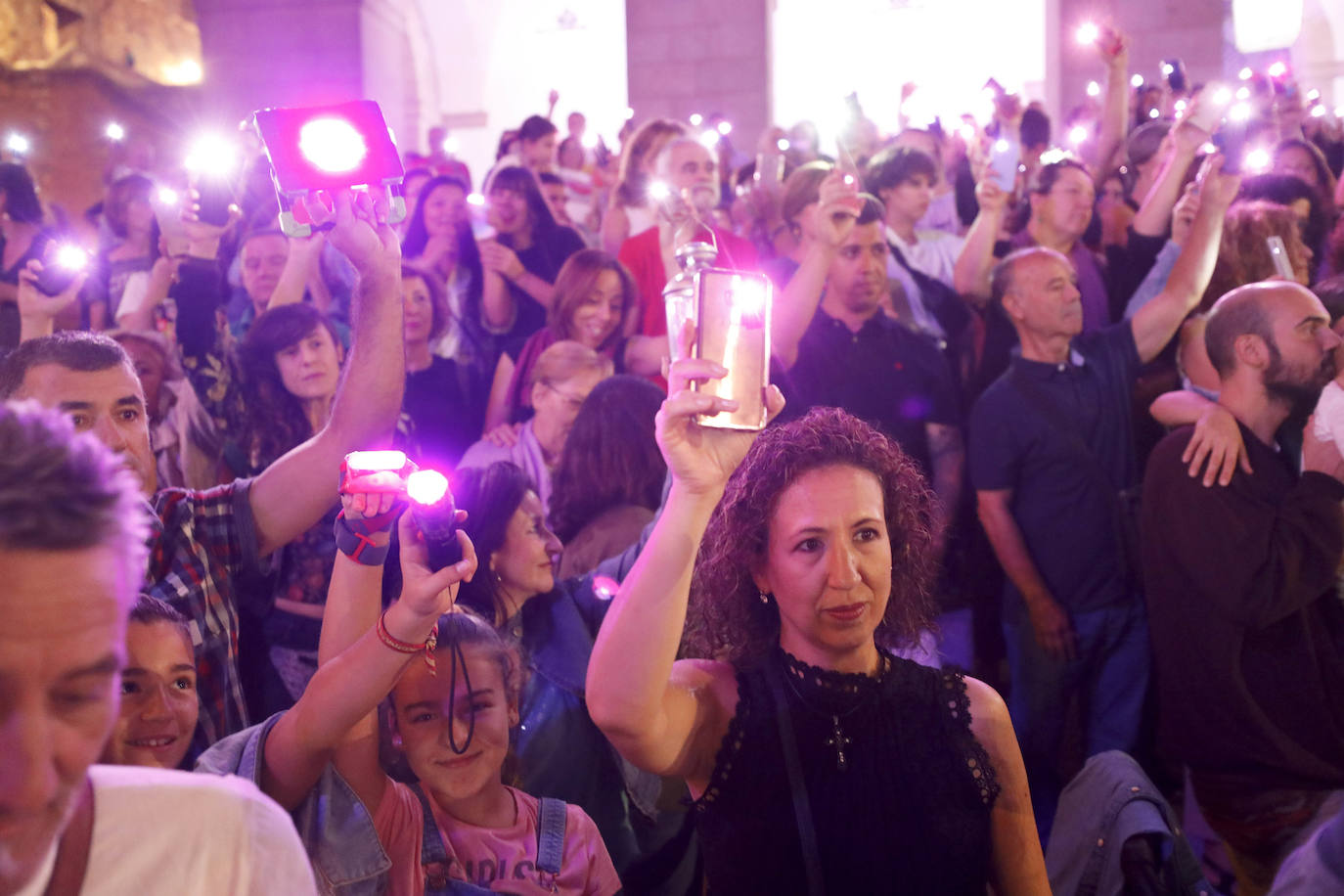 Manifestación celebrada en Cáceres.