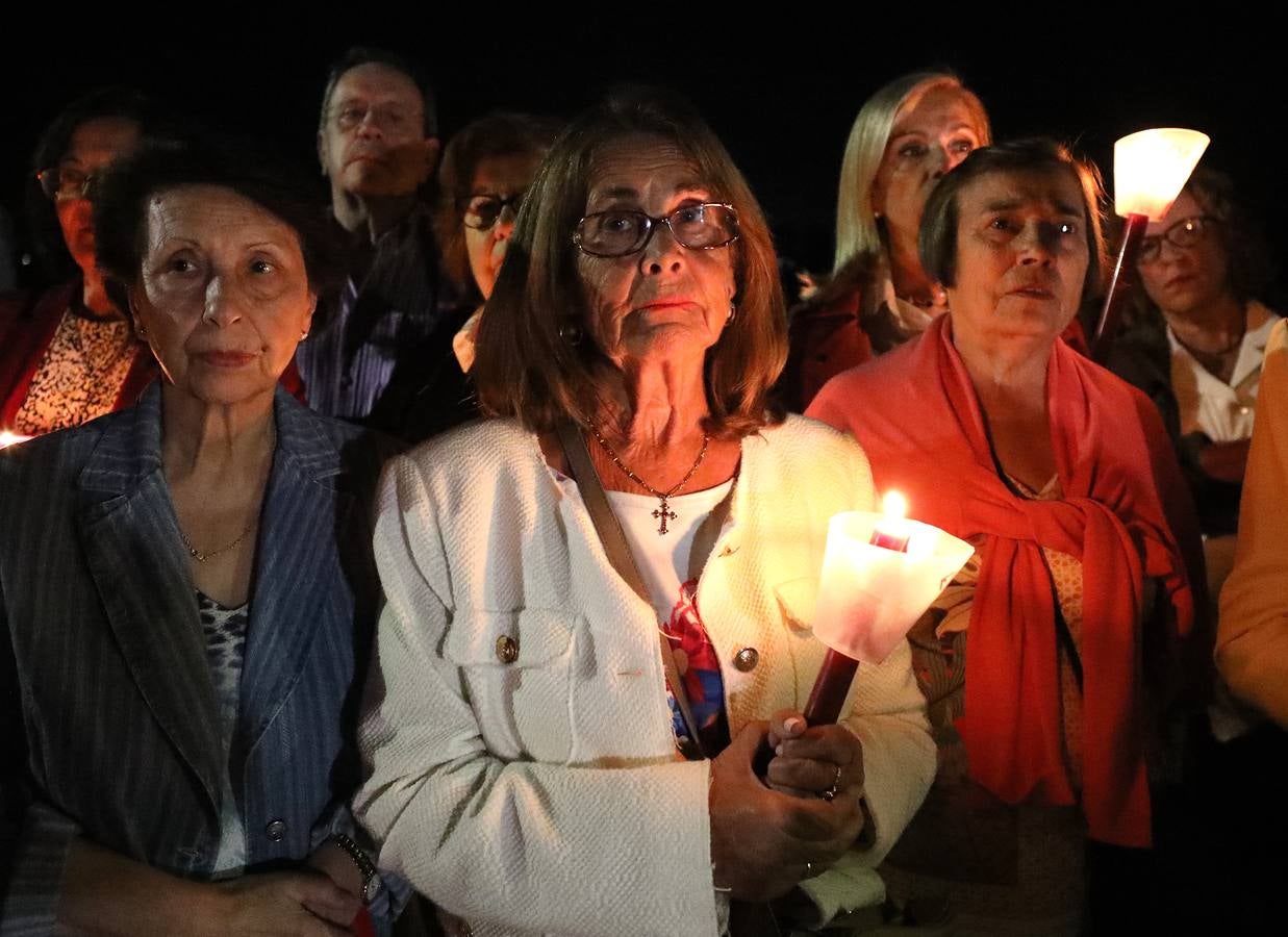 Fotos: El Via Martyrum de Santa Eulalia recreó el camino que hizo con sus 12 paradas