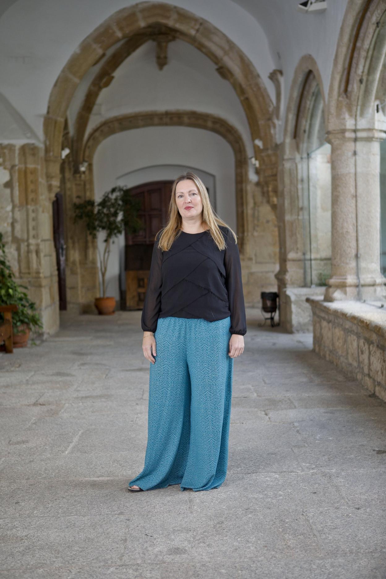 Rosana Garay, en el Complejo Cultural San Francisco. :: a. méndez 